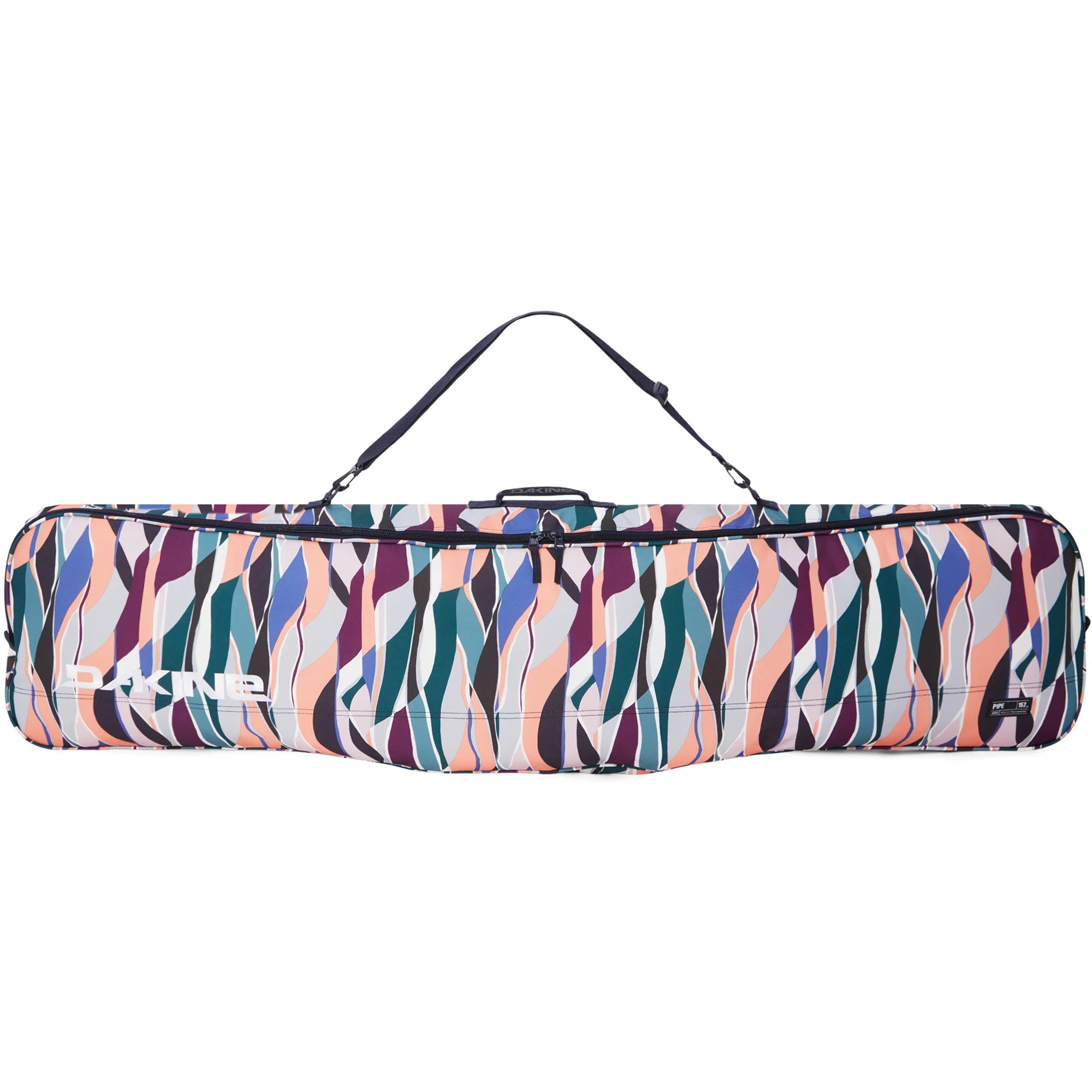 Leather luggage handles for a comfortable and stylish gripDakine Pipe Snowboard Bag 157cm - Night Skyline