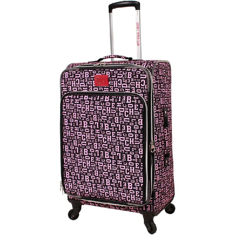 Suitcase wheels replacement kits for smooth rolling after long - term useDDC Signature Pink and Black 24IN