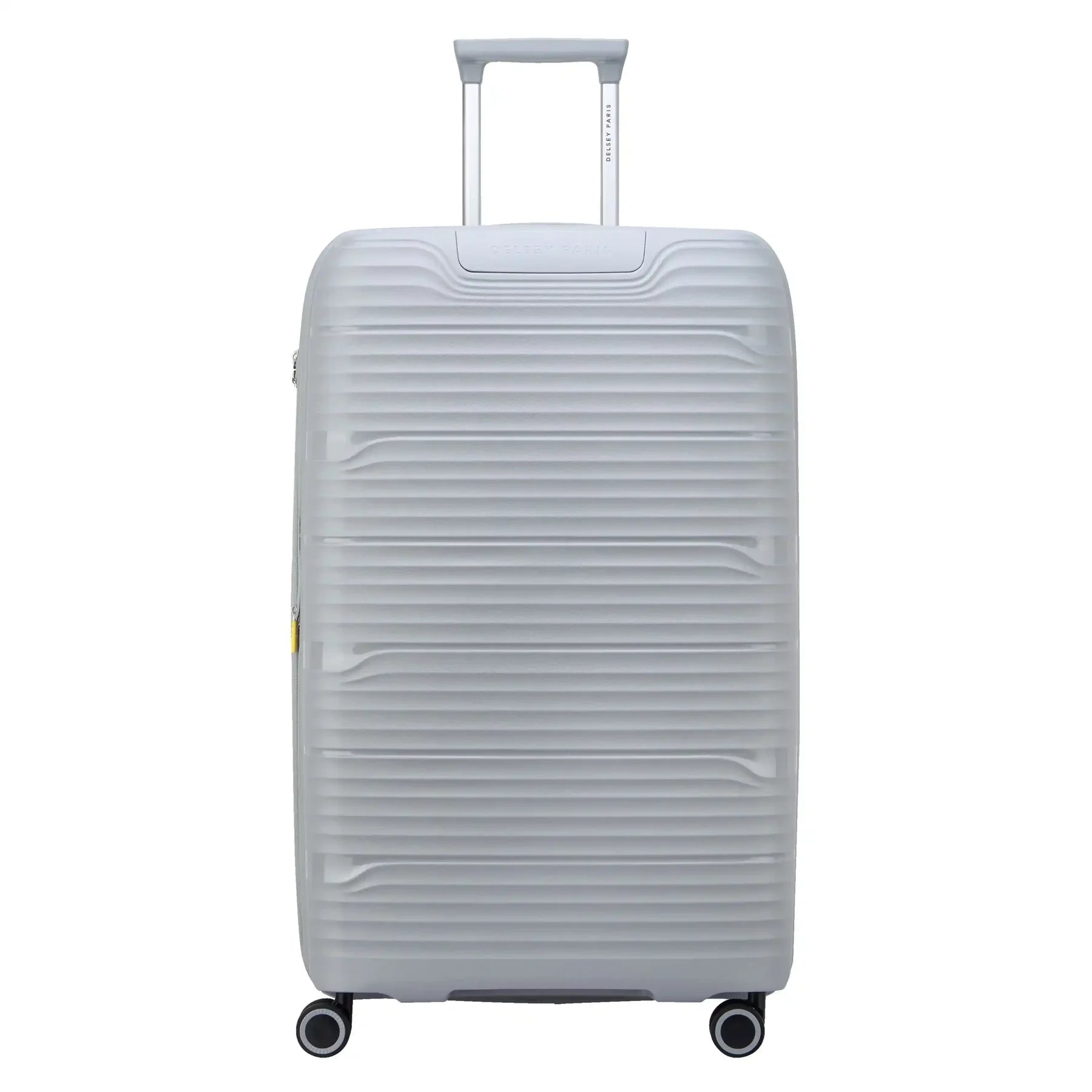 Lightweight luggage tags with personalized names and contact info for easy identificationDelsey Dune Large Expandable Spinner