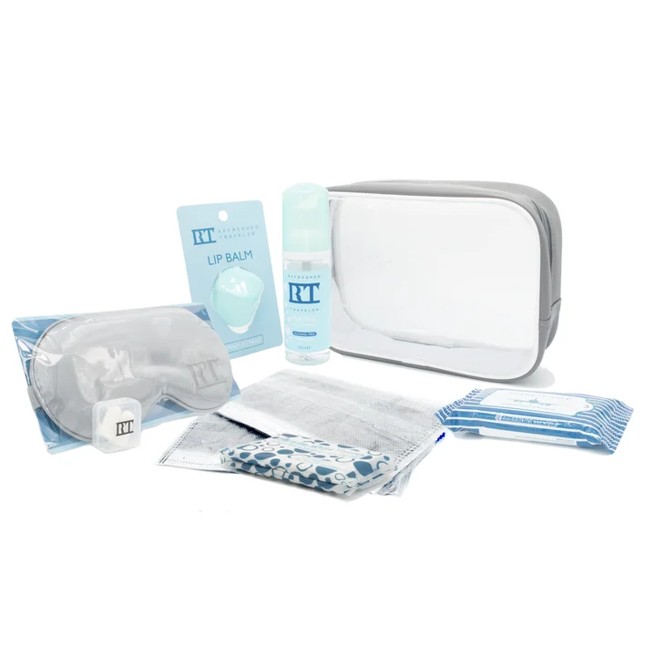 Hanging toiletry bags with multiple compartments for bathroom essentialsDELUXE TRAVEL KIT