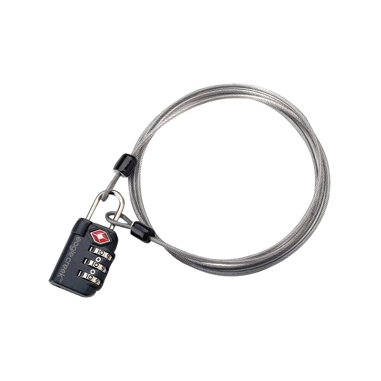 Magnetic luggage labels that can be easily changed or removedEagle Creek 3-Dial TSA Lock & Cable Graphite
