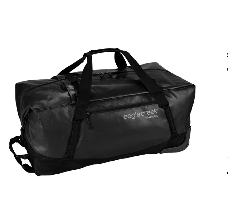 Neck pillows with memory foam for comfortable in - flight or car ridesEagle Creek Migrate Rolling Duffel 110L EC0A5EKK010