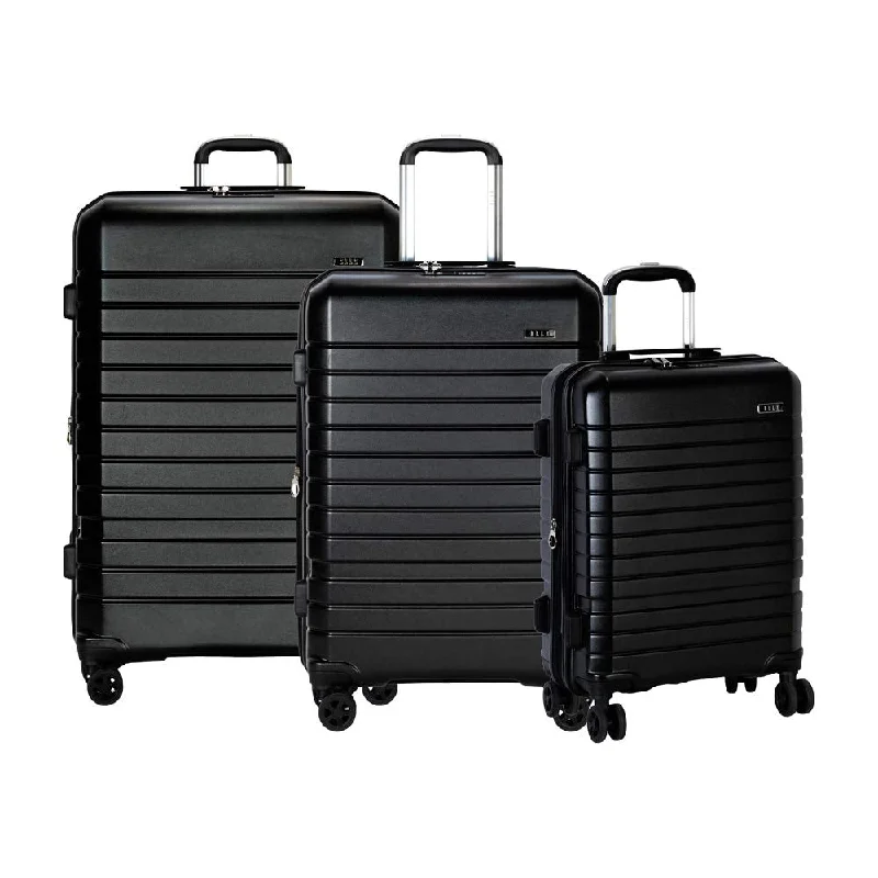 Magnetic luggage labels that can be easily changed or removedUptown Expandable 3 Piece Spinner Luggage Set (20",25",29)