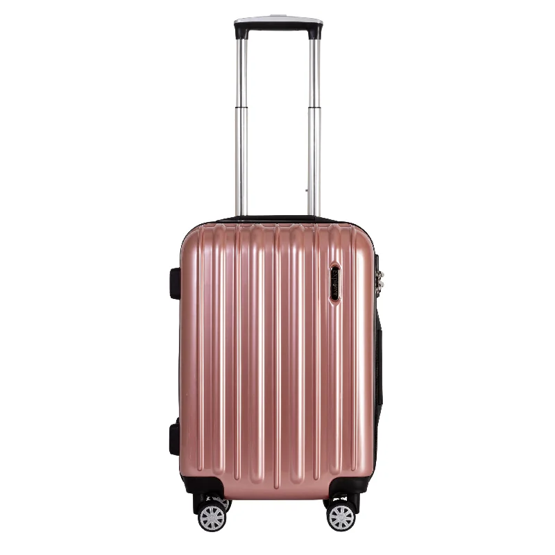 Portable shoe bags to keep footwear separate in suitcasesExplorer Classic Collection Carry-On Spinner Luggage