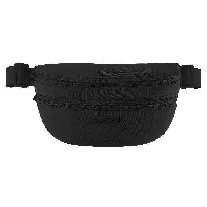 Portable shoe bags to keep footwear separate in suitcasesMYTAGALONGS- FANNY PACK - EVERLEIGH ONYX