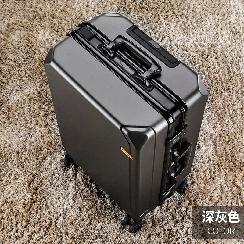 Luggage scales with digital display for accurate weight measurement at homeFashion Rolling Luggage Aluminum Frame | Aluminum Usb Charging Trolley