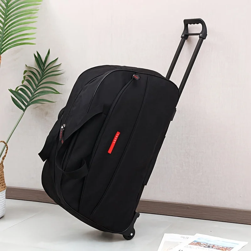 Travel backpack rain covers made of durable nylon materialFoldable Travel Duffle Bag, Waterproof Luggage Suitcase Organizer, Weekender Overnight Bag
