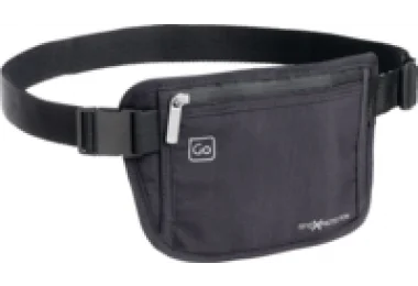 Anti - theft RFID blocking travel wallet for safe money and card storageGo Travel RFID Money Belt