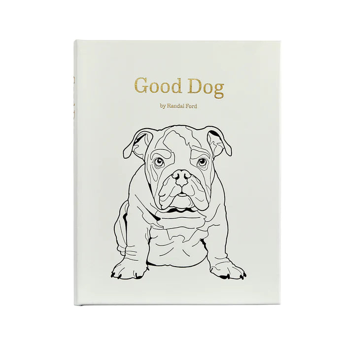 Graphic Image Good Dog Ivory Bonded Leather