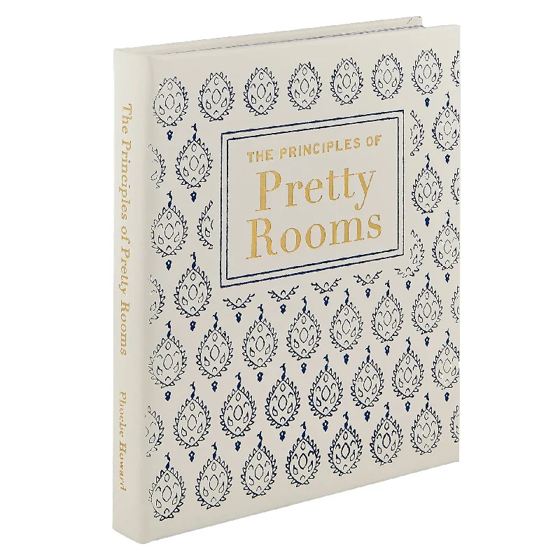 Magnetic luggage labels that can be easily changed or removedGraphic Image The Principles of Pretty Rooms - Ivory Bonded Leather