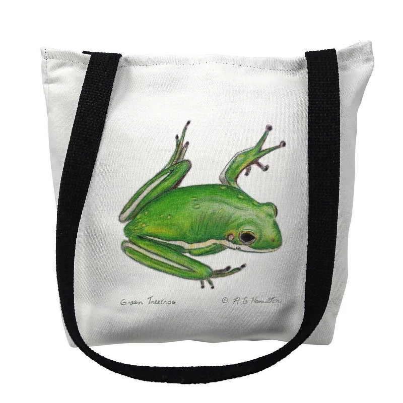 Luggage trolley organizers to hold small items like keys and phonesGreen Treefrog Small Tote Bag 13x13