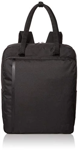Lightweight luggage tags with personalized names and contact info for easy identificationHerschel Travel Tote, Black, One Size