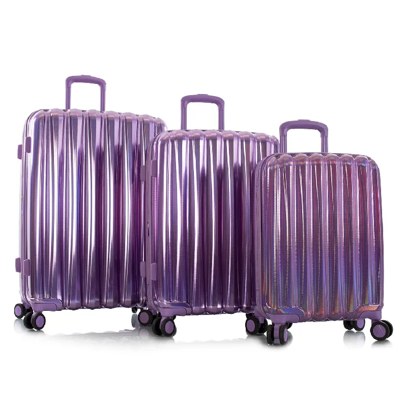 Portable shoe bags to keep footwear separate in suitcasesHeys Astro Luggage Spinner 3 Piece Set Purple Portable shoe bags to keep footwear separate in suitcasesHeys Astro Luggage Spinner 3 Piece Set Purple