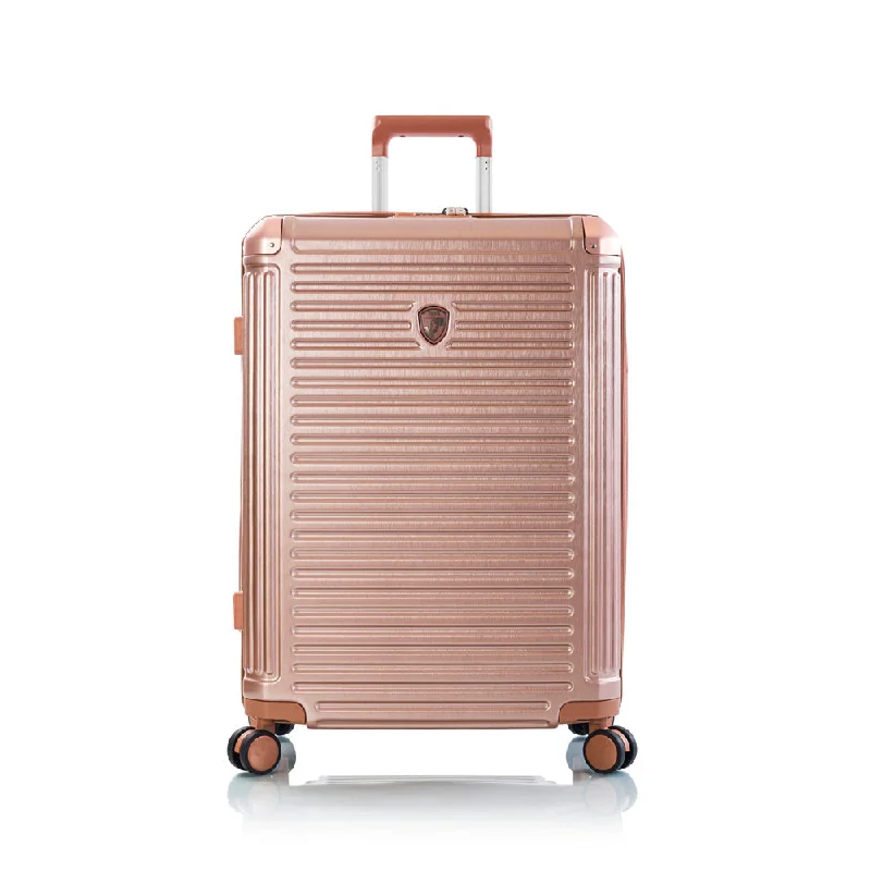 Waterproof luggage covers for protection against rain on outdoor tripsHeys Edge Polycarbonate Expandable Spinner Medium Luggage with TSA lock