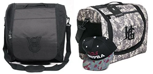 Expandable packing cubes sets in various sizes for organized suitcase packingHG 24 Cap Carrier Luggage set of 2 with free New Era Socks- (Black/Desert)