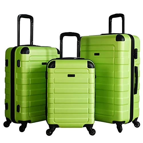 Compression packing bags to save space in travel backpacksHipack Prime Suitcases Hardside Luggage with Spinner Wheels, Green, 3-Piece Set (20/24/28)