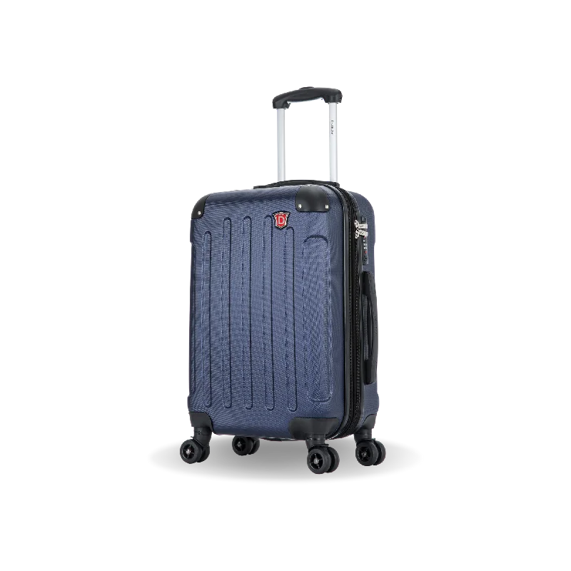Luggage trolley organizers to hold small items like keys and phonesINTELY Carry On 20" with USB ports