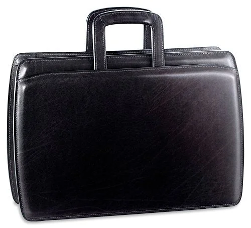 Portable shoe bags to keep footwear separate in suitcasesJack Georges Elements Collection Double Gusset Top Zip, Black