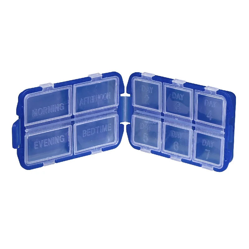 Charging station travel adapters with multiple USB ports for powering devices on the goLewis N. Clark Seven Day Pill Box