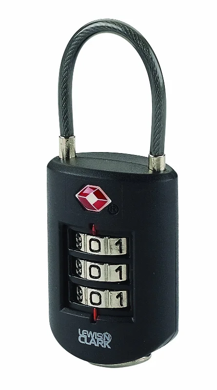 Luggage scales with digital display for accurate weight measurement at homeTravel Sentry Large Dial Cable Lock