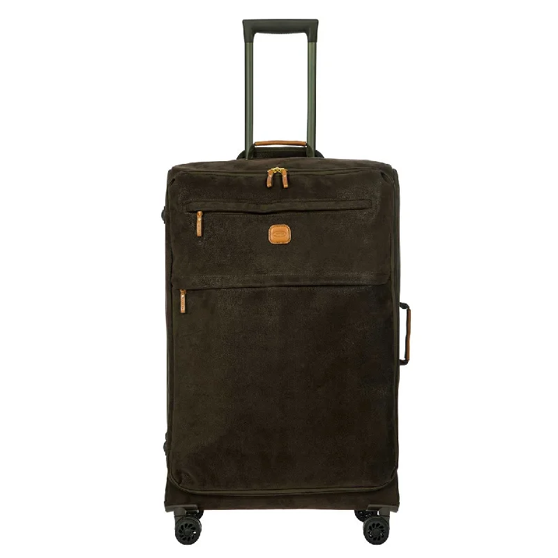 Portable shoe bags to keep footwear separate in suitcasesBric's LIFE TROPEA 30" SPINNER - OLIVE