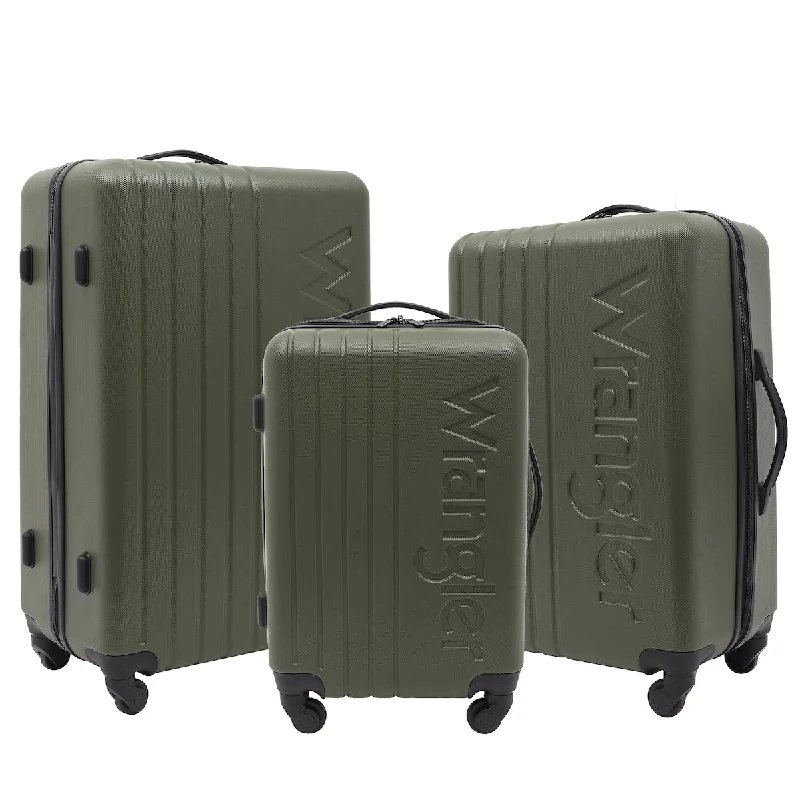 Luggage Set, Olive Green, 3 Piece Set (28"/24"/20")