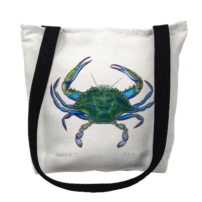Male Blue Crab Small Tote Bag 13x13