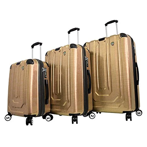 Waterproof luggage covers for protection against rain on outdoor tripsMia Toro Italy Macchiolina Polish Hardside Spinner Luggage 3pc Set, Gold Waterproof luggage covers for protection against rain on outdoor tripsMia Toro Italy Macchiolina Polish Hardside Spinner Luggage 3pc Set, Gold