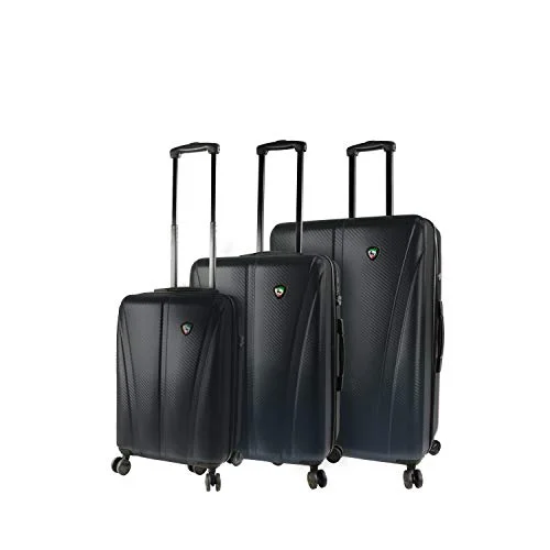 Anti - theft RFID blocking travel wallet for safe money and card storageMia Toro Italy Usini Hardside Spinner Luggage 3pc Set, Black Anti - theft RFID blocking travel wallet for safe money and card storageMia Toro Italy Usini Hardside Spinner Luggage 3pc Set, Black