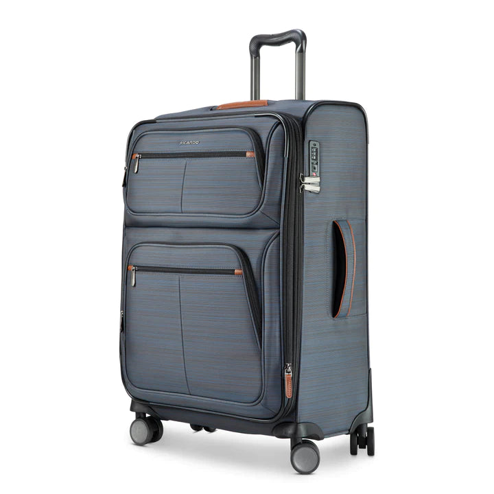 Expandable packing cubes sets in various sizes for organized suitcase packingMontecito 2.0 Softside Medium Check-In Expandable Spinner