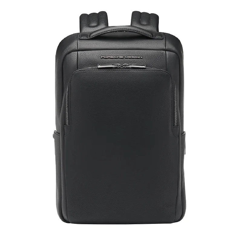 Lightweight luggage tags with personalized names and contact info for easy identificationPorsche Design Roadster Leather Backpack XS - Black