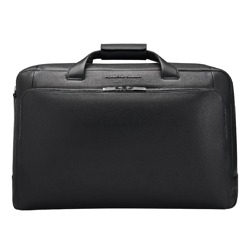Luggage trolley organizers to hold small items like keys and phonesPorsche Design Roadster Leather Weekender - Black