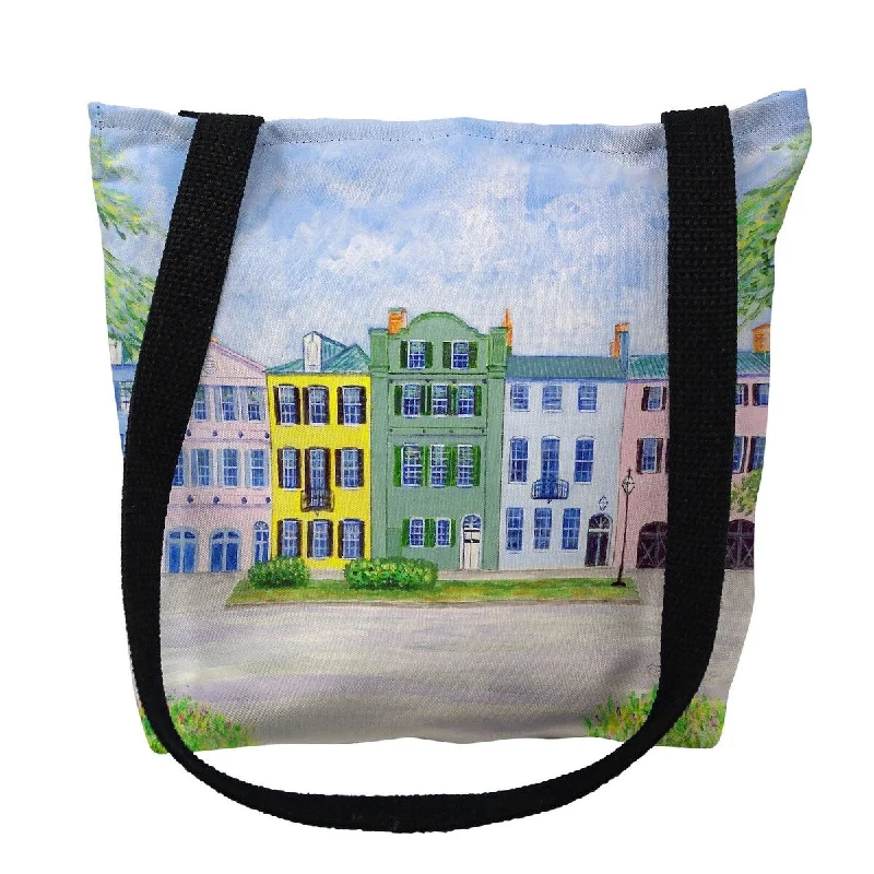 Hanging toiletry bags with multiple compartments for bathroom essentialsRainbow Row Small Tote Bag 13x13