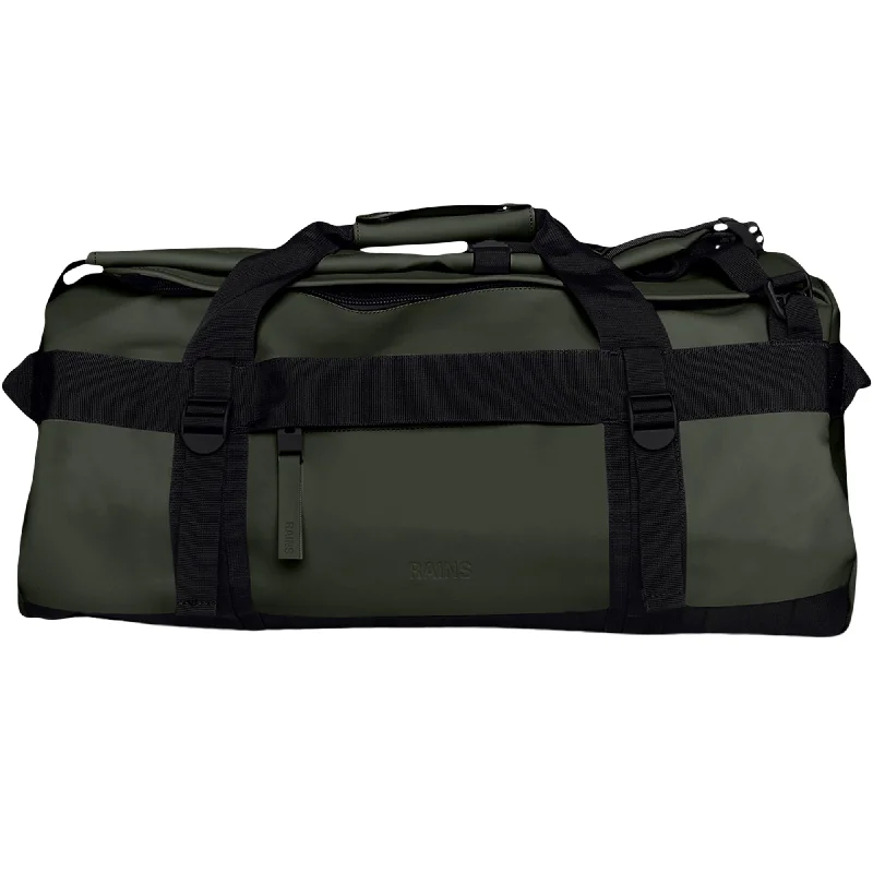 Leather luggage handles for a comfortable and stylish gripRAINS Texel Duffel Bag W3
