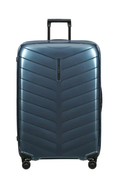 Leather luggage handles for a comfortable and stylish gripSamsonite Attrix 81cm 4-Wheel Extra Large Suitcase