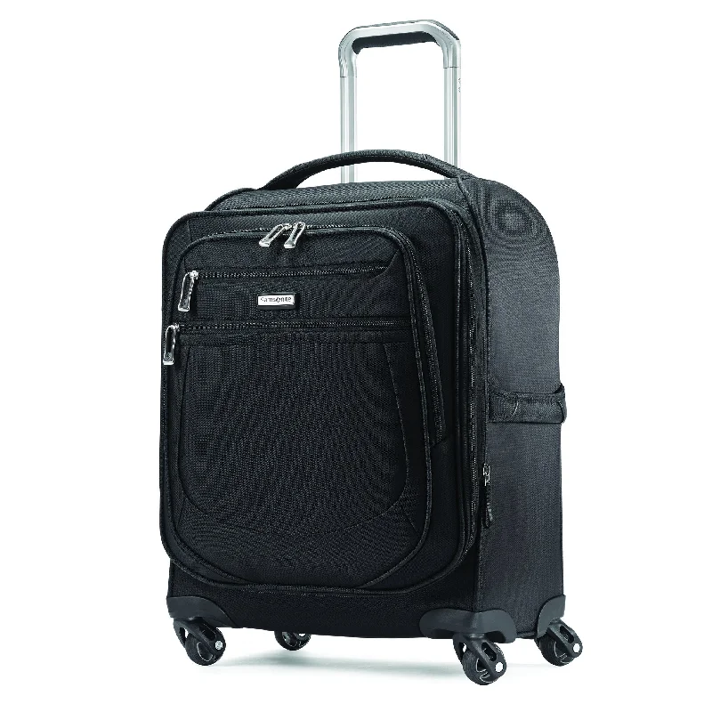 Travel document holders with multiple slots for passports and ticketsMightlight 2 Softside Spinner 19 Carry On Luggage