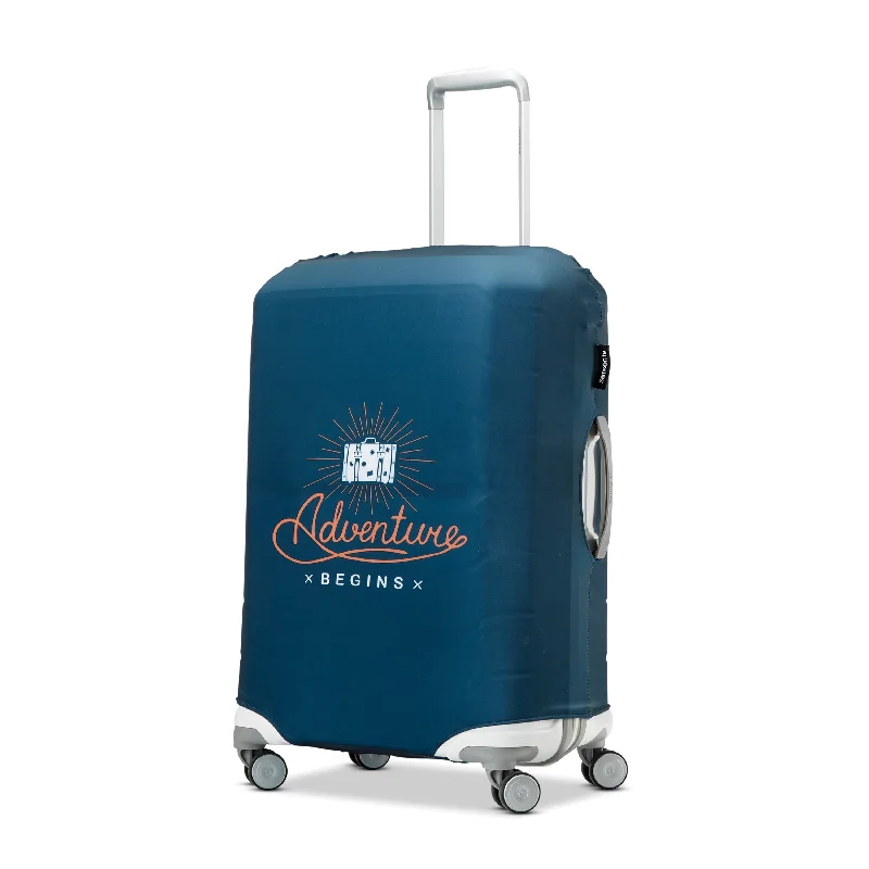 Magnetic luggage labels that can be easily changed or removedSamsonite Printed Luggage Cover Medium