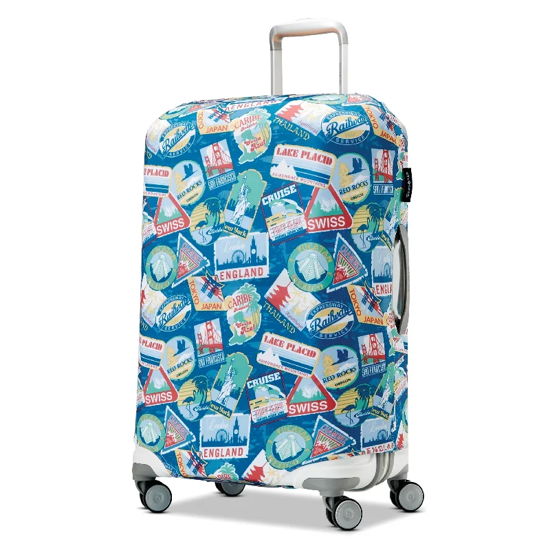 Expandable packing cubes sets in various sizes for organized suitcase packingSamsonite Printed Luggage Cover XL