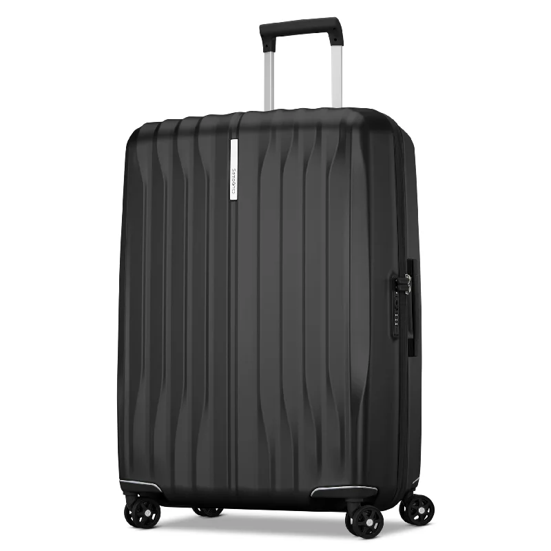 Luggage straps with buckle closures to secure overstuffed bagsSamsonite Uplift Hardside (Checked-Large-27-Inch)