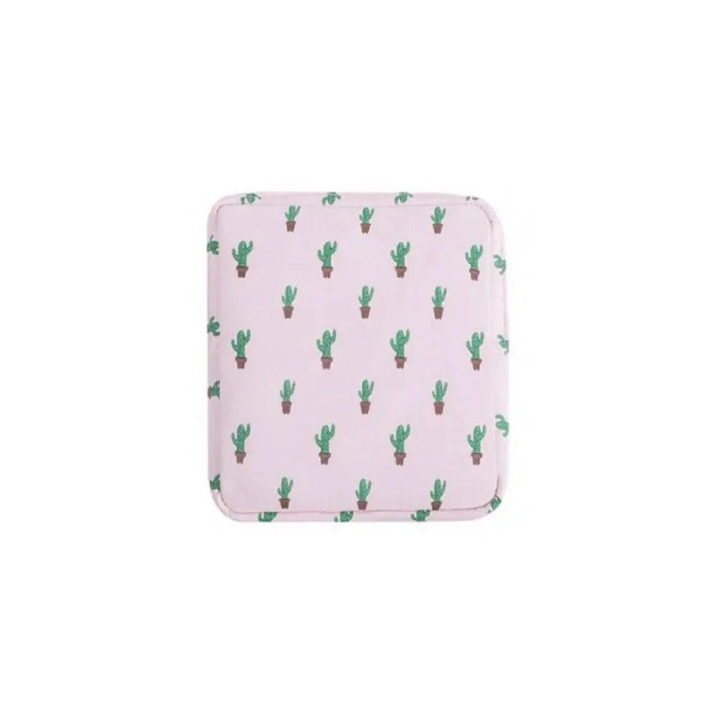 On Sale- Sanitary Napkin Bag- Cactus- $3.00