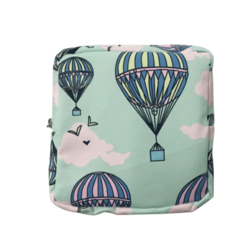 On Sale- Sanitary Napkin Bag- Hot Air Balloon- $3.00