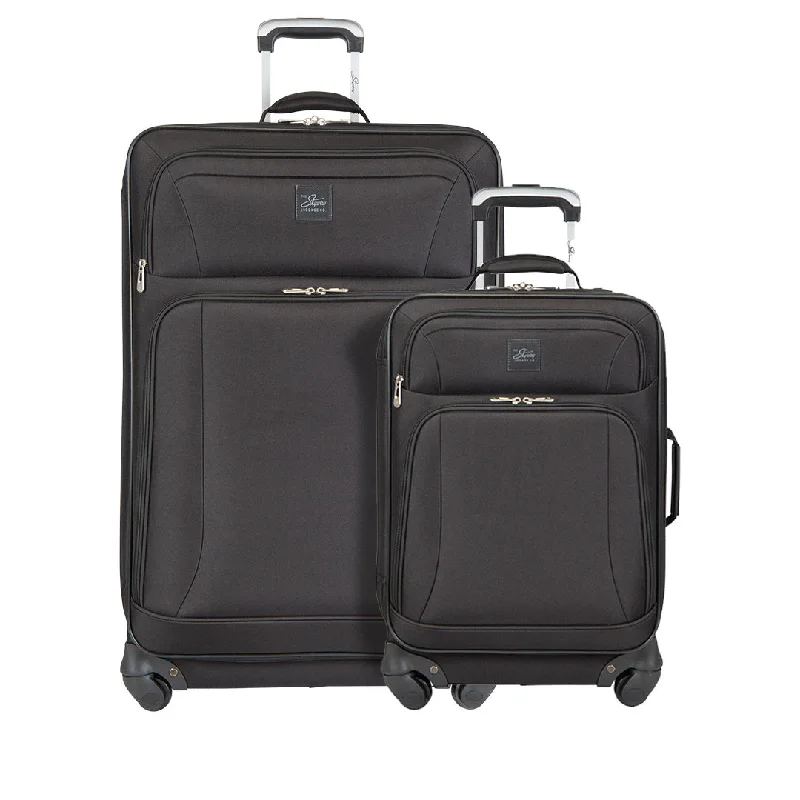 Luggage trolley organizers to hold small items like keys and phonesEpic Softside Spinner 2 Piece Set (20"/28") Luggage Spinner Collection
