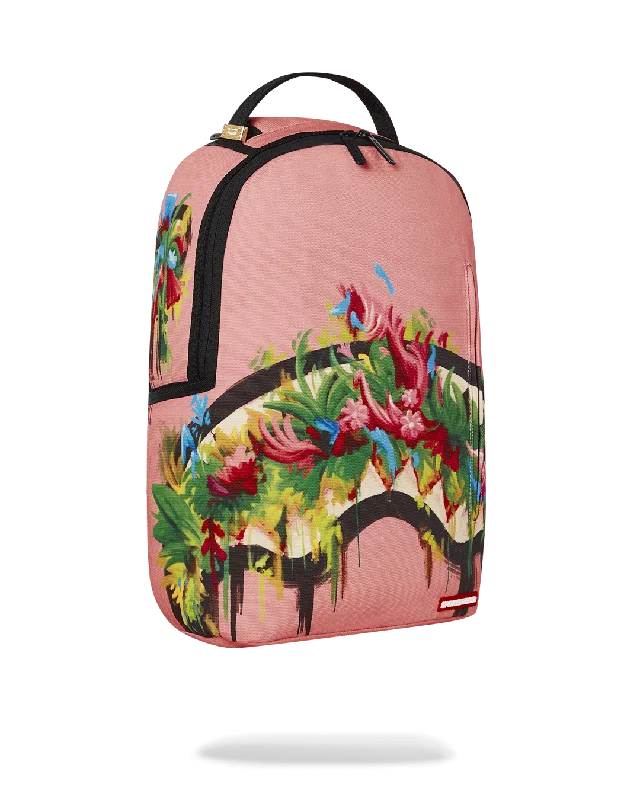 Neck pillows with memory foam for comfortable in - flight or car ridesSprayground DLXSV Backpack (Flower Impressionism)