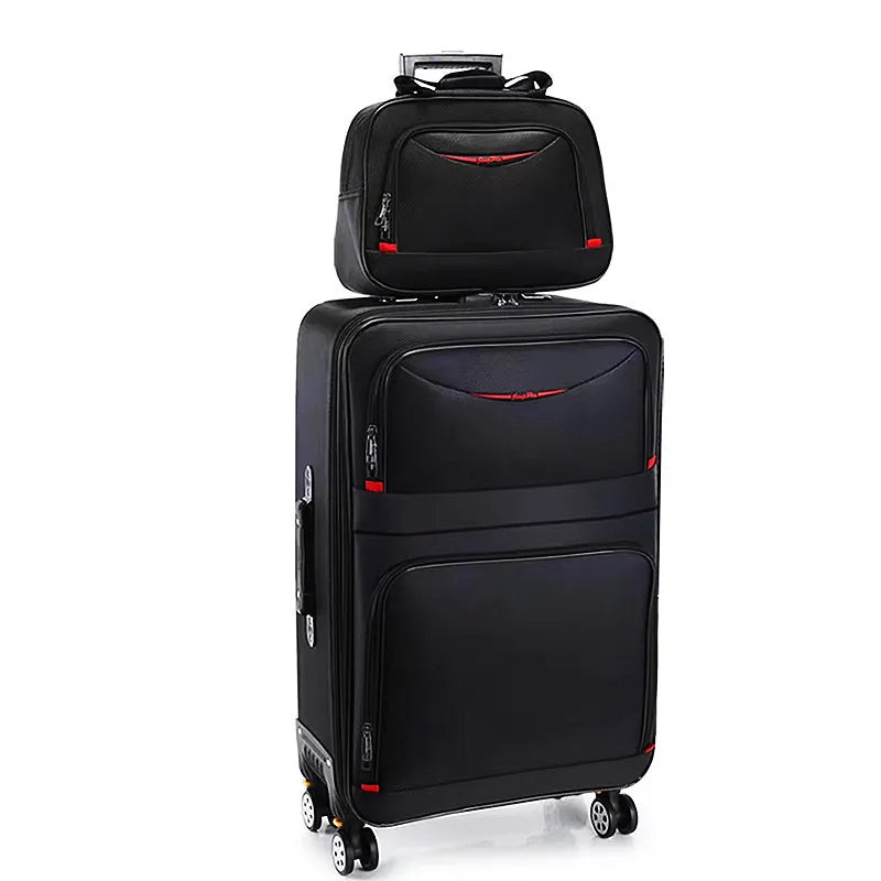 Expandable packing cubes sets in various sizes for organized suitcase packingsuitcase carrier Large capacity travel suitcase trolley Bags Waterproof Oxford Rolling Luggage Spinner wheels Cabin Carry on