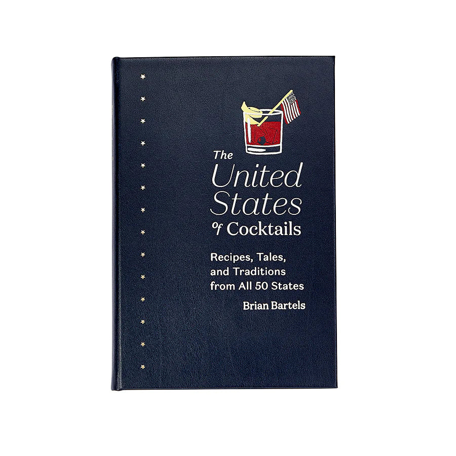 Graphic Image The United States Of Cocktails Navy Bonded Leather