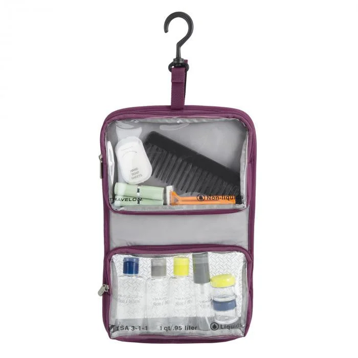 Lightweight luggage tags with personalized names and contact info for easy identificationTravelon  Wet/Dry 1 Quart Bag with Plastic Bottles