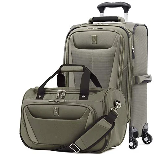 Travel garment hangers that are foldable for easy packingTravelpro Luggage Maxlite 5 | 2-Piece Set | Soft Tote and 21-Inch Spinner (Slate Green)