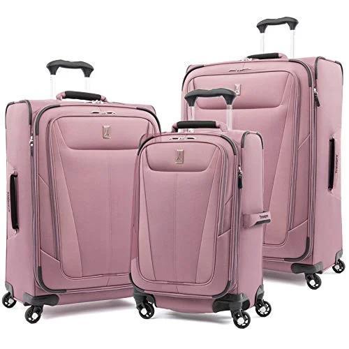 Magnetic luggage labels that can be easily changed or removedTravelpro Maxlite 5 Set of 21"|25"|29" Spinners Dusty Rose