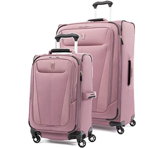 Waterproof luggage covers for protection against rain on outdoor tripsTravelpro Maxlite Set 5 of 21"|29" Spinners Dusty Rose