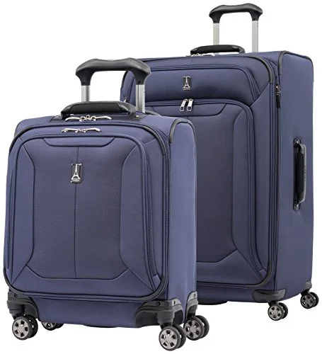Expandable packing cubes sets in various sizes for organized suitcase packingTravelpro Skypro Lite 2-Piece Expandable 8-Wheel Luggage Spinner Set: 29" and 17" Compact Boarding Bag (Navy)